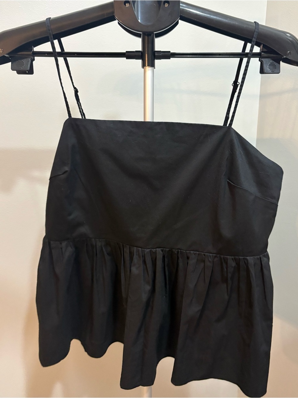 Express Black Peplum Camisole with Thin Straps